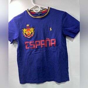 Polo Ralph Lauren "Classic-Fit Spain Tee Shirt".kids size S(8)